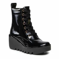 Fly London Γυναίκες Biker Μποτάκια Μποτάκια Biazfly P501329000 Μαύρο