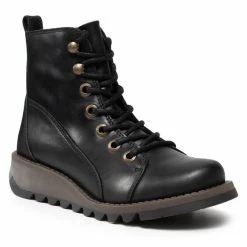 Fly London Γυναίκες Biker Μποτάκια Μποτάκια Sorefly P144813000 Μαύρο