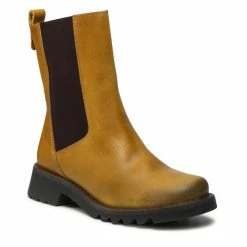 Fly London Γυναίκες Chelsea Boots Μποτάκια με λάστιχο Reinfly P144795004 Κίτρινο