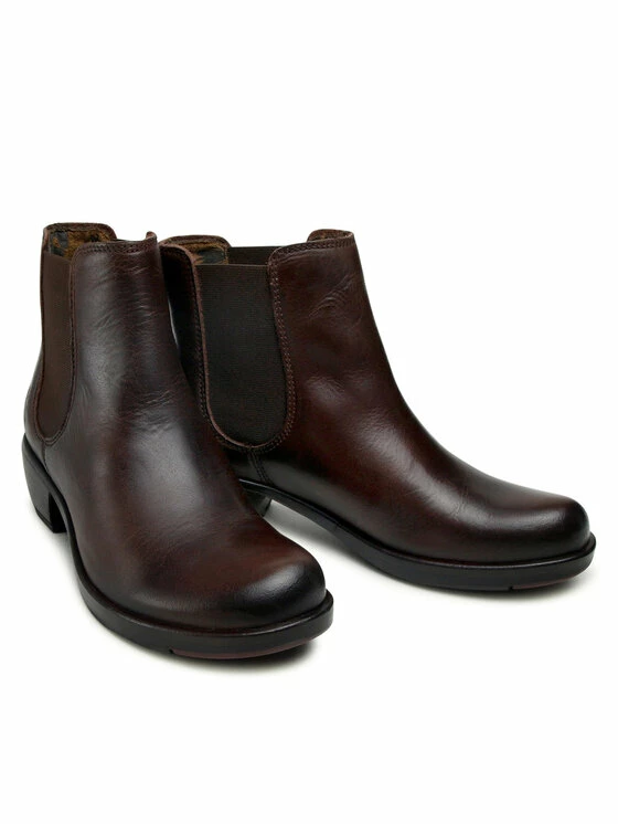 Fly London Γυναίκες Biker Μποτάκια Μποτάκια με λάστιχο Make P142458019 Καφέ - Image 5