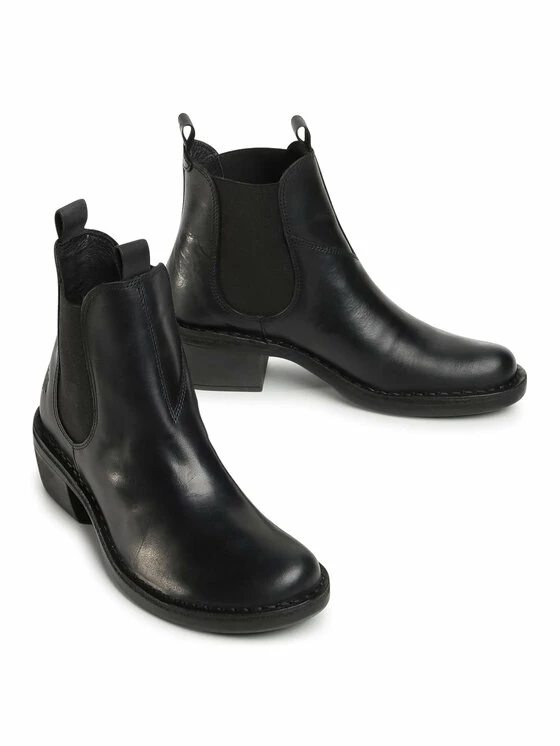 Fly London Γυναίκες Biker Μποτάκια Μποτάκια με λάστιχο Memefly P211030000 Μαύρο - Image 5