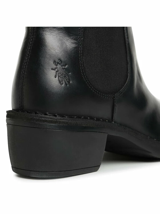 Fly London Γυναίκες Biker Μποτάκια Μποτάκια με λάστιχο Memefly P211030000 Μαύρο - Image 6