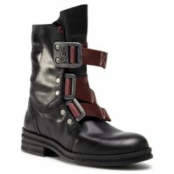 Fly London Γυναίκες Biker Μποτάκια Μποτάκια Kifffly P144682000 Μαύρο