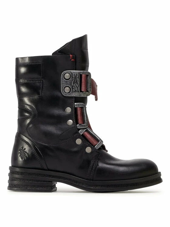 Fly London Γυναίκες Biker Μποτάκια Μποτάκια Kifffly P144682000 Μαύρο - Image 2