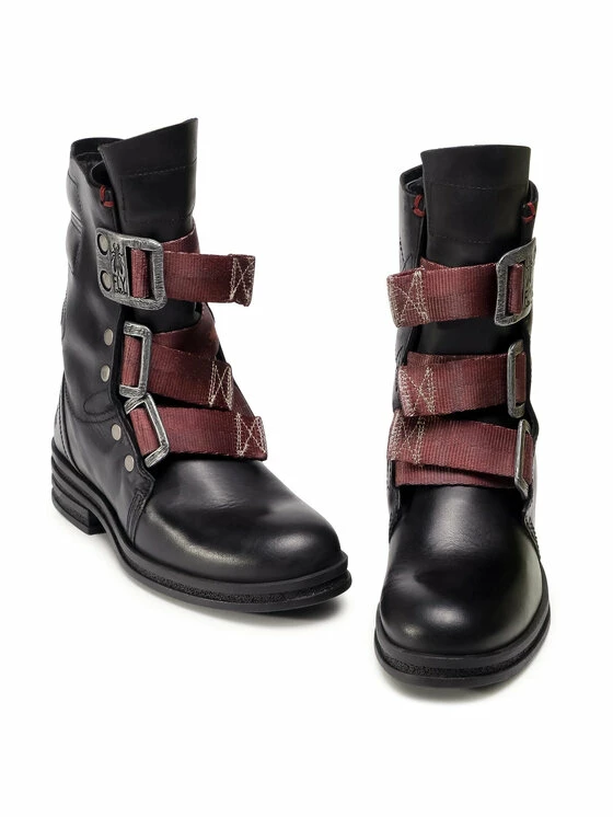 Fly London Γυναίκες Biker Μποτάκια Μποτάκια Kifffly P144682000 Μαύρο - Image 5