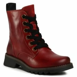 Fly London Γυναίκες Biker Μποτάκια Μποτάκια Ragifly P144539006 Κόκκινο