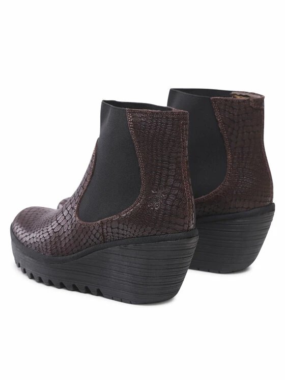 Fly London Γυναίκες Μποτάκια Yadefly P501398001 Μπορντό - Image 3