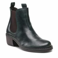 Fly London Γυναίκες Biker Μποτάκια Μποτάκια Memefly P21130003 Πράσινο