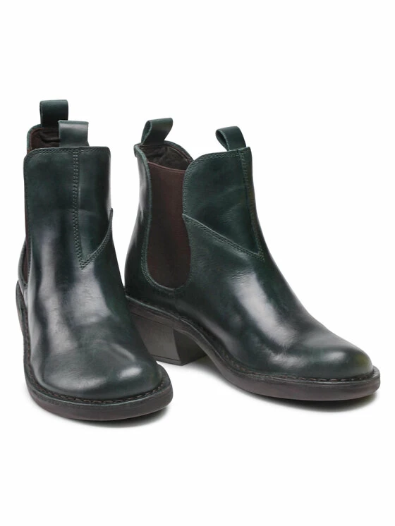 Fly London Γυναίκες Biker Μποτάκια Μποτάκια Memefly P21130003 Πράσινο - Image 5